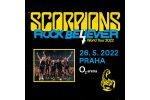 SCORPIONS concert Prague-Praha 26.5.2022, tickets online